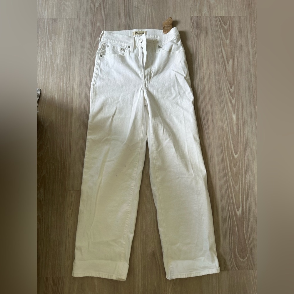 Madewell perfect vintage wide leg jean can fit 23-25